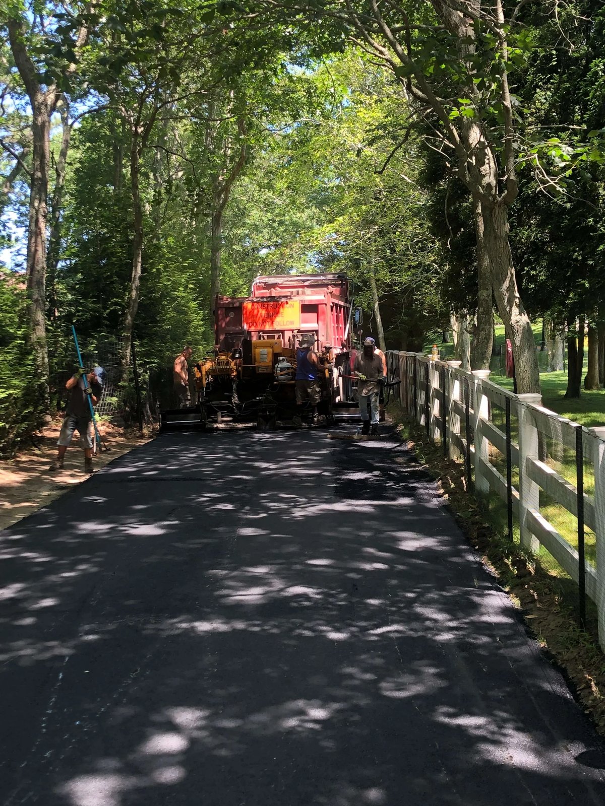 Commercial parking lot paving Long Island