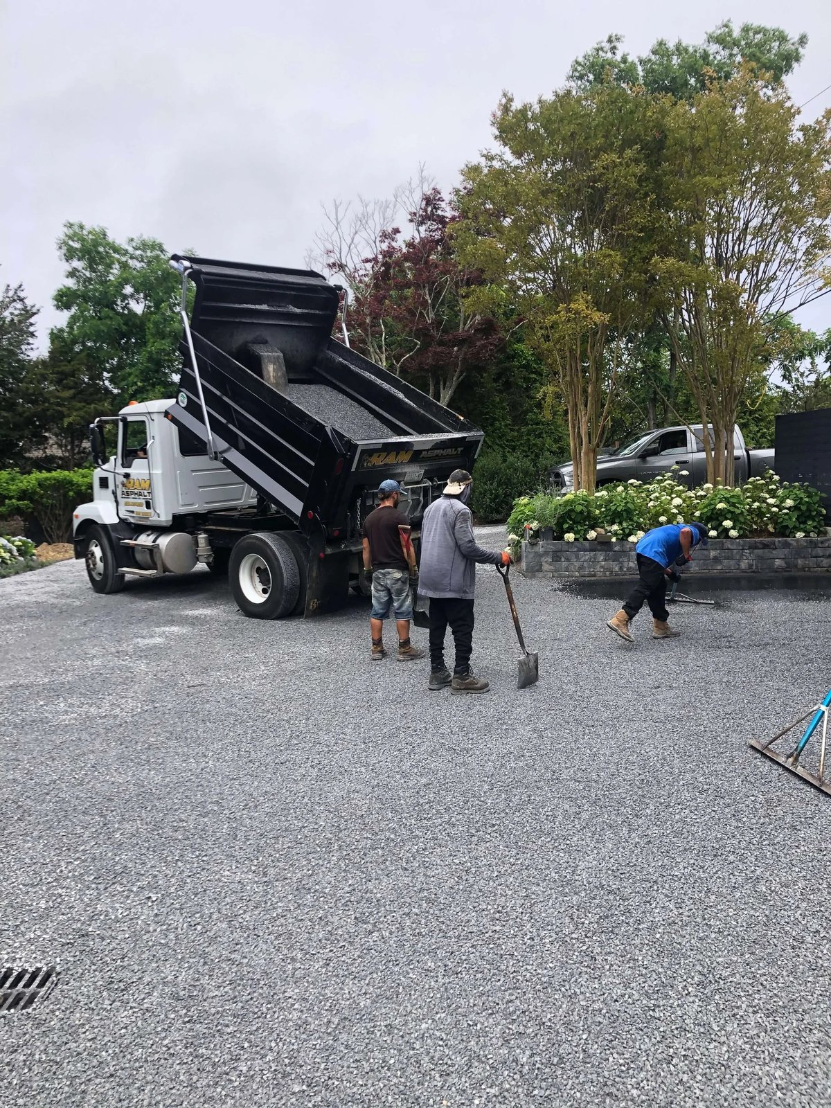 Driveway paving completed Long Island